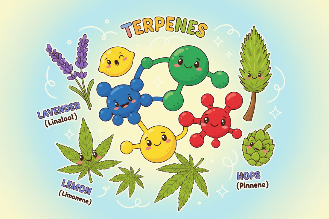 Qu’est-ce qu’un terpène ? Comprendre l’âme de la fleur de CBD
