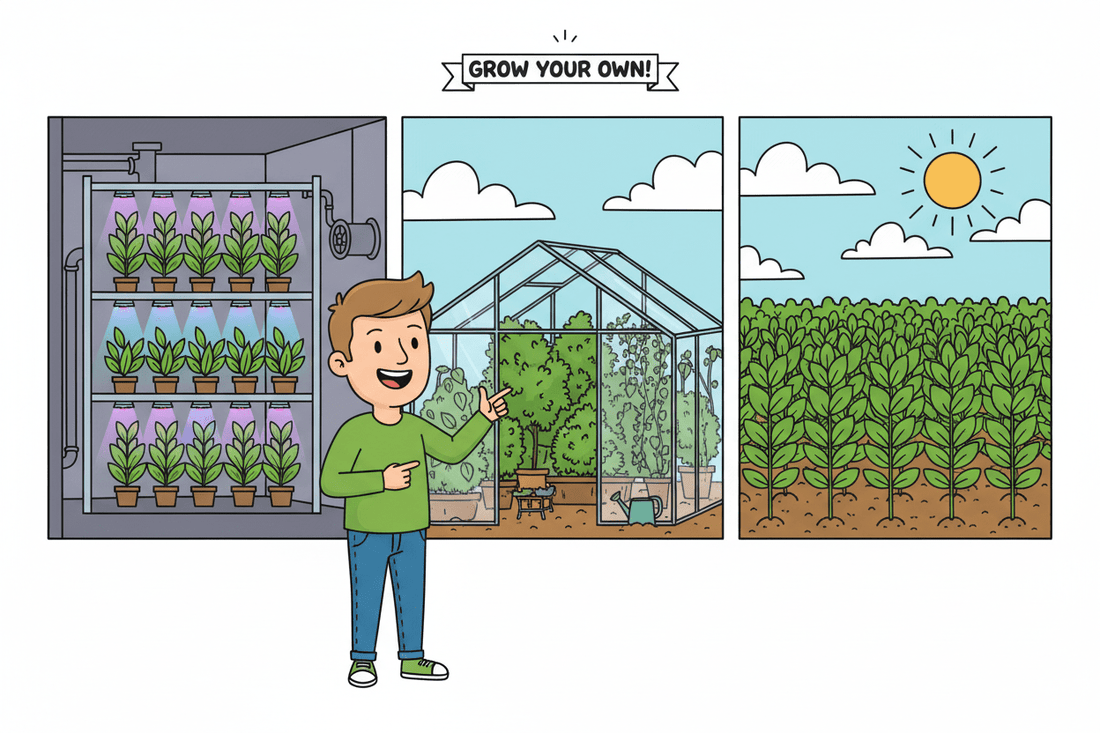 Fleurs Indoor vs Greenhouse : Comment choisir la fleur CBD qui vous correspond