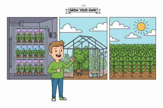 Fleurs Indoor vs Greenhouse : Comment choisir la fleur CBD qui vous correspond