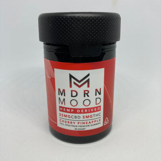 Gummies MDRN MOOD Cerise Ananas | 25MG CBD / 5 MG THC | USA 🇺🇸