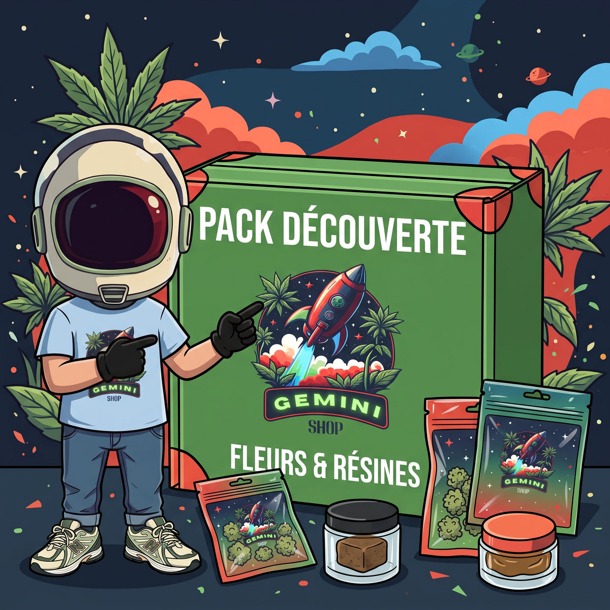 Pack Découverte à composer (Fleurs et Résines)